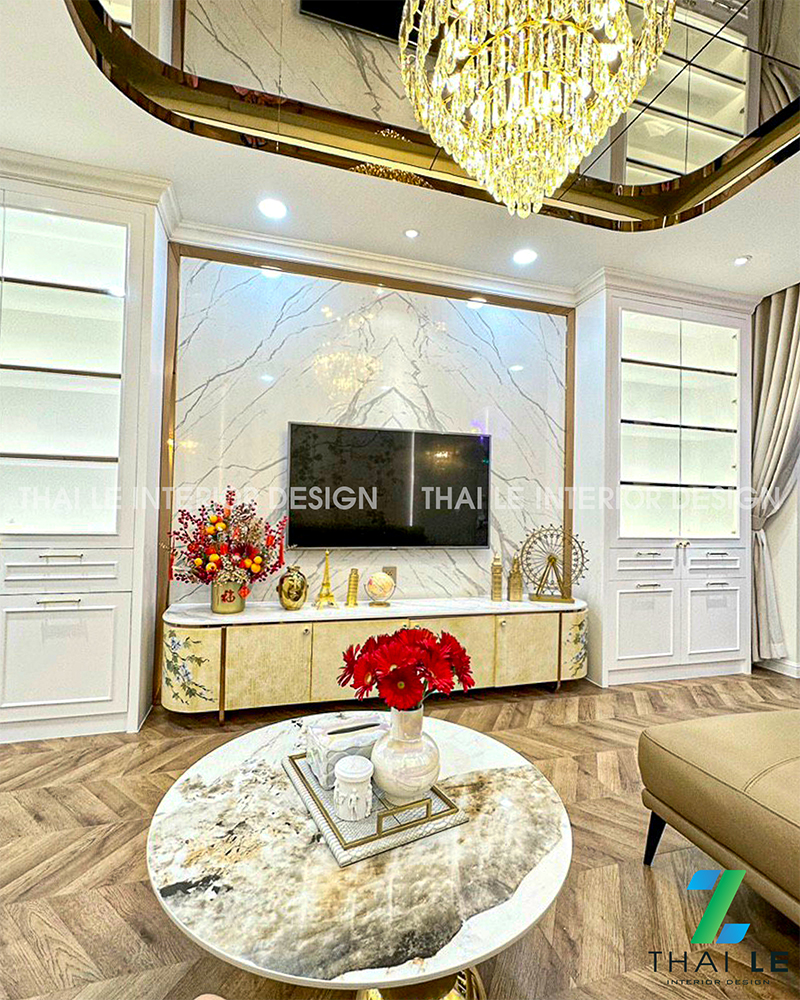 Thi công nội thất căn hộ A15.03 An Phú Q6 - 135m2